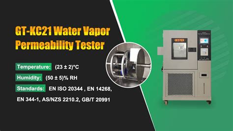 how to test water vapor permeability agencies|water vapor transmission rate tester.